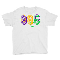 Mardi Gras Parade 985 Area Code Houma Louisiana T Shirt Youth Tee | Artistshot