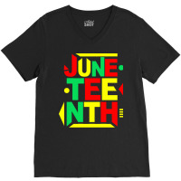 Juneteenth T  Shirt Juneteenth Jubilee African Inspired T  Shirt V-neck Tee | Artistshot