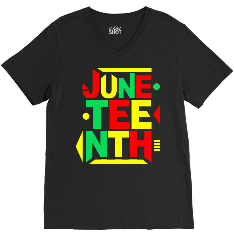 Juneteenth T  Shirt Juneteenth Jubilee African Inspired T  Shirt V-neck Tee | Artistshot