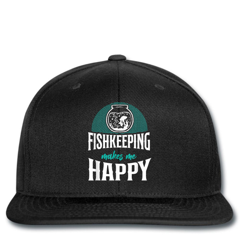 Saltwater Aquarium Fish Bowl Fishkeeping Makes Me Happy T Shirt Printed hat by Smykowskicalob1991 | Artistshot