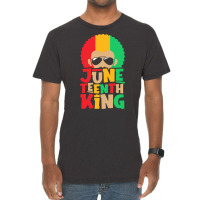 Juneteenth T  Shirt Juneteenth King   19th Of June 1865 Black History Vintage T-shirt | Artistshot