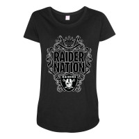 Raider Nation Maternity Scoop Neck T-shirt | Artistshot