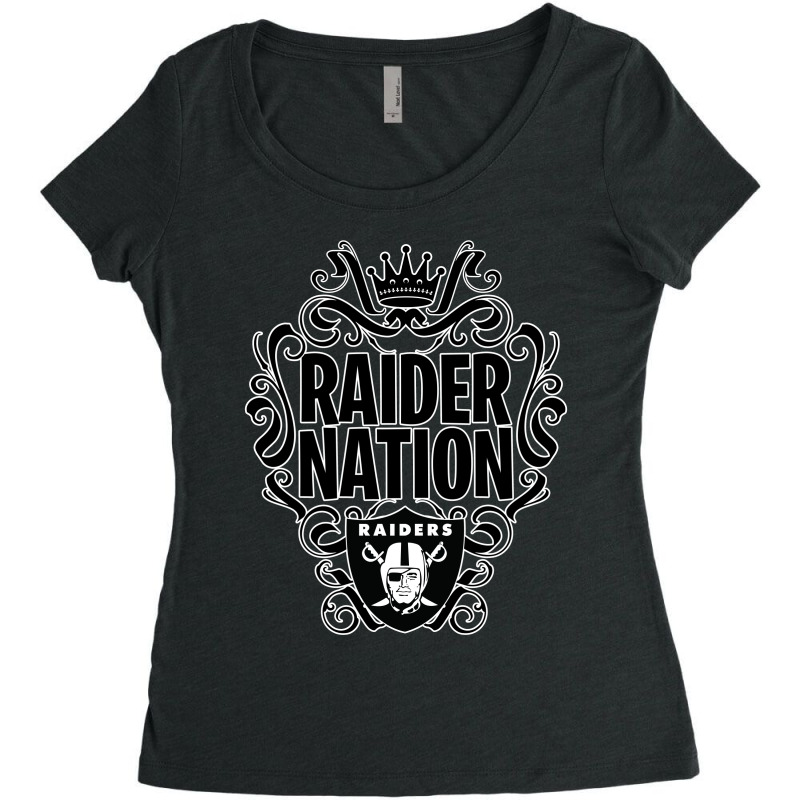 Raider Nation Women's Triblend Scoop T-shirt by tiococacola | Artistshot