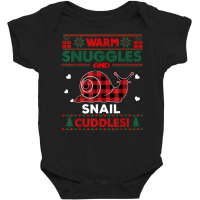 Snail Lover Merry Christmas Snail Ugly Christmas Sweater T Shirt Baby Bodysuit | Artistshot