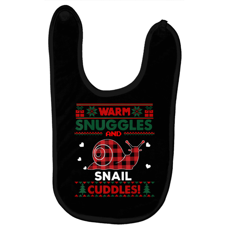 Snail Lover Merry Christmas Snail Ugly Christmas Sweater T Shirt Baby Bibs by Smykowskicalob1991 | Artistshot