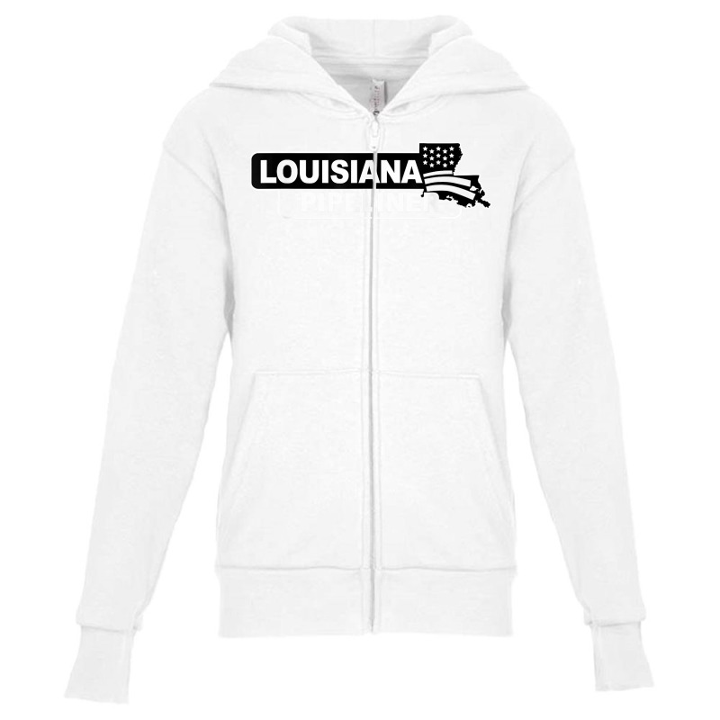 Pipeliner T Shirt (louisiana) Youth Zipper Hoodie | Artistshot