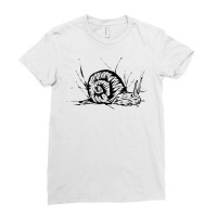 Snail Wild Nature Garden Outdoor Slow Running Hiking T Shirt Ladies Fitted T-shirt | Artistshot