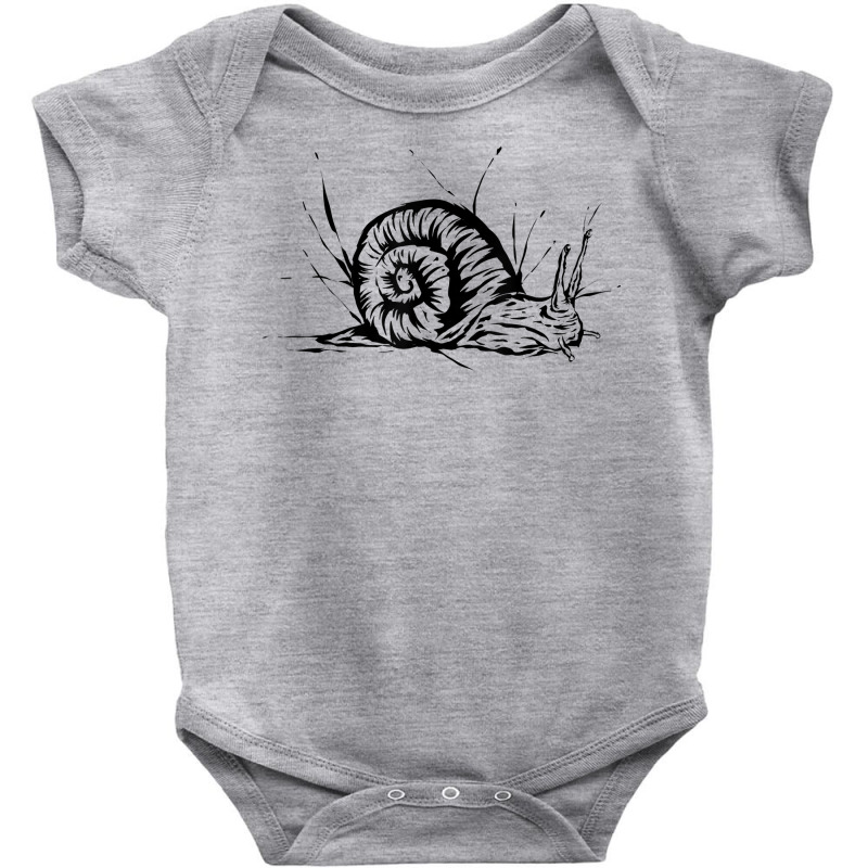 Snail Wild Nature Garden Outdoor Slow Running Hiking T Shirt Baby Bodysuit by Smykowskicalob1991 | Artistshot