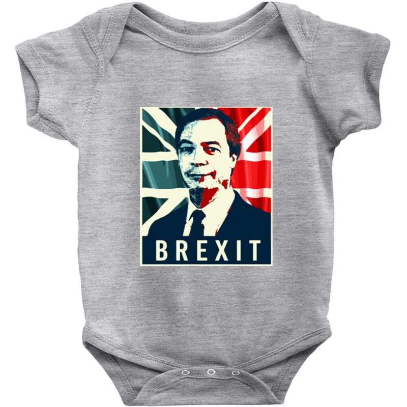 Nigel Farage Brexit Baby Bodysuit by barbarkah | Artistshot