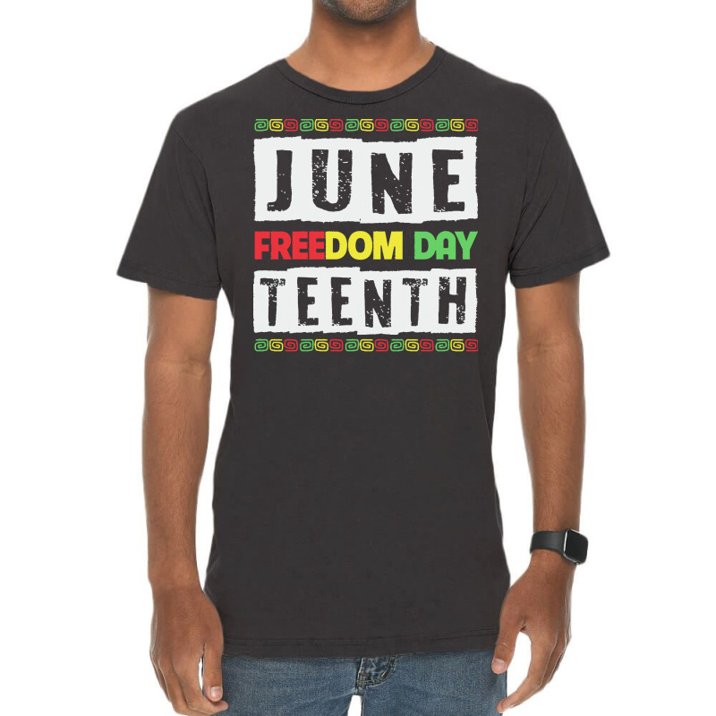 Juneteenth T  Shirt Juneteenth Since 1865 Black History Month Freedom Vintage T-shirt | Artistshot