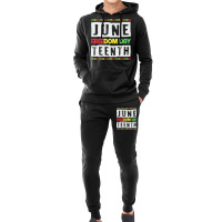 Juneteenth T  Shirt Juneteenth Since 1865 Black History Month Freedom Hoodie & Jogger Set | Artistshot