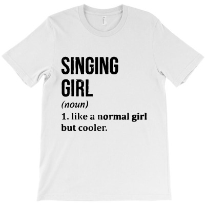 Singing Girl T-shirt Designed By Ataya Heleida