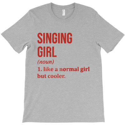Singing Girl T-shirt Designed By Ataya Heleida