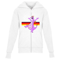 Purple Dragon Of Imagination Youth Zipper Hoodie | Artistshot