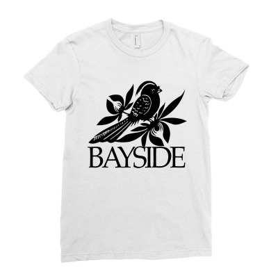 Bayside Band Ladies Fitted T-shirt Designed By Cool Design