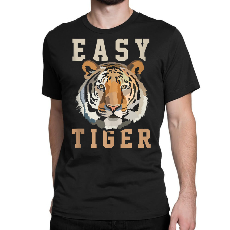 Women Casual Graphic Tee with Tiger