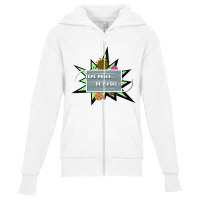 Trag Arsch Du Maske Youth Zipper Hoodie | Artistshot