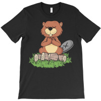 Meditation Gifts T  Shirt Beaver Meditating Women Yoga Exercise Medita T-shirt | Artistshot