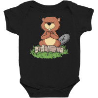 Meditation Gifts T  Shirt Beaver Meditating Women Yoga Exercise Medita Baby Bodysuit | Artistshot