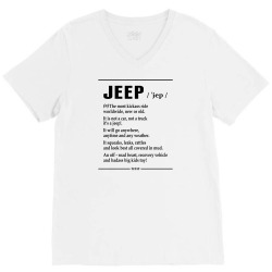Jeep Noun V-Neck Tee | Artistshot