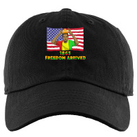 Juneteenth T  Shirt1865   Freedom Arrived   Black History Month Junete Kids Cap | Artistshot