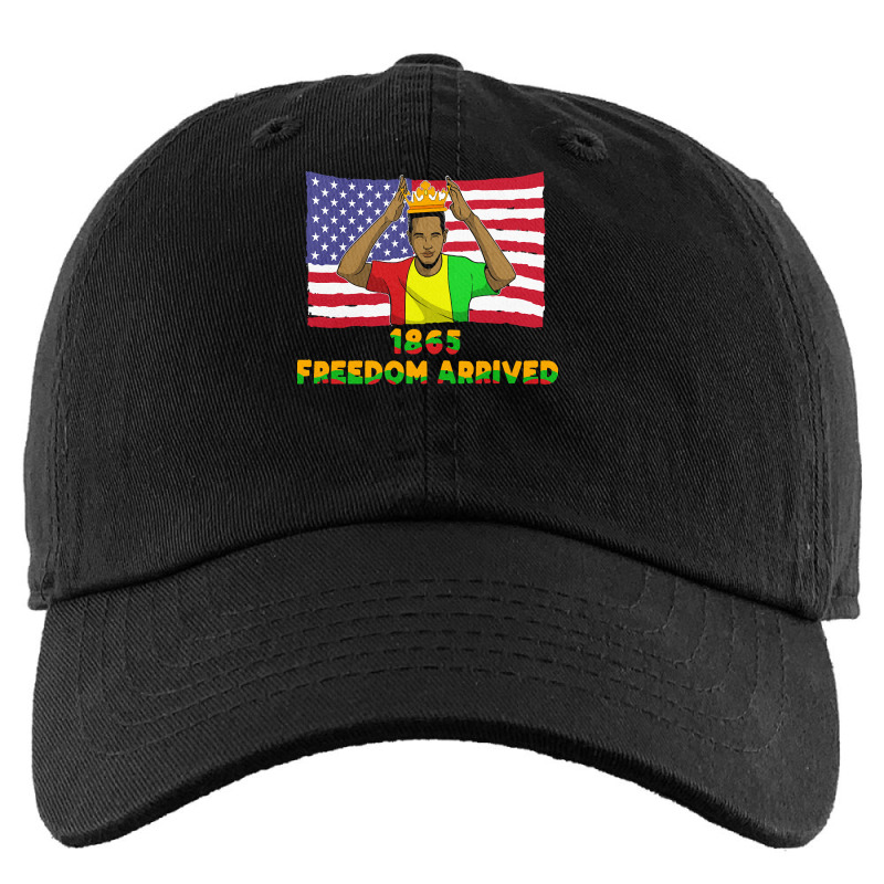 Juneteenth T  Shirt1865   Freedom Arrived   Black History Month Junete Kids Cap by justinawehner627 | Artistshot