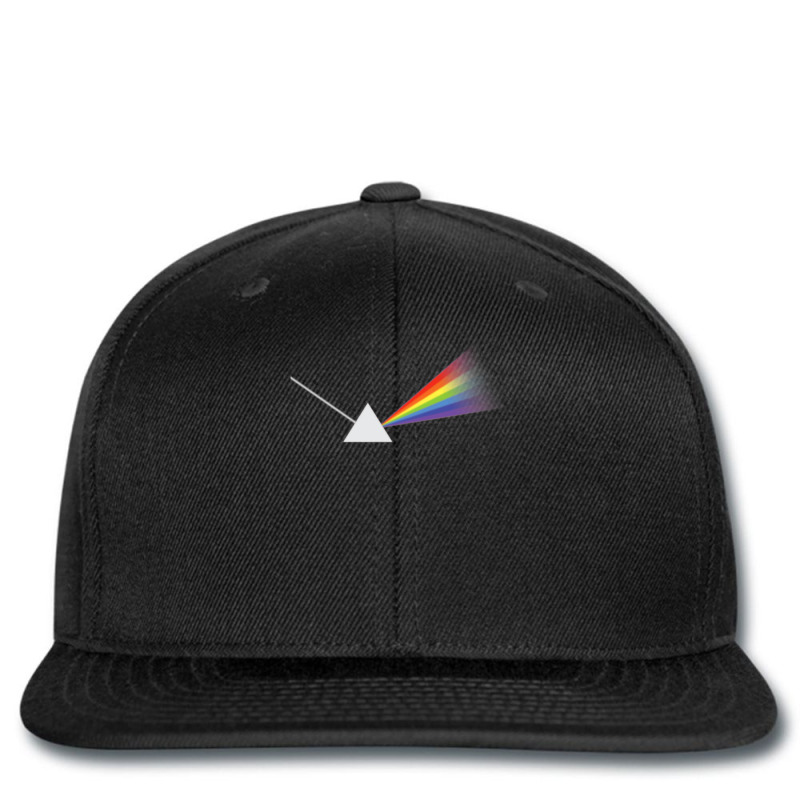 Triangle Shape With White Ray Of Light Rainbow Colors Design Premium T Printed hat by jermonmccline | Artistshot