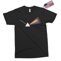 Triangle Shape With White Ray Of Light Rainbow Colors Design Premium T Exclusive T-shirt | Artistshot