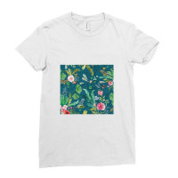 Paradisio Floral Ladies Fitted T-shirt | Artistshot