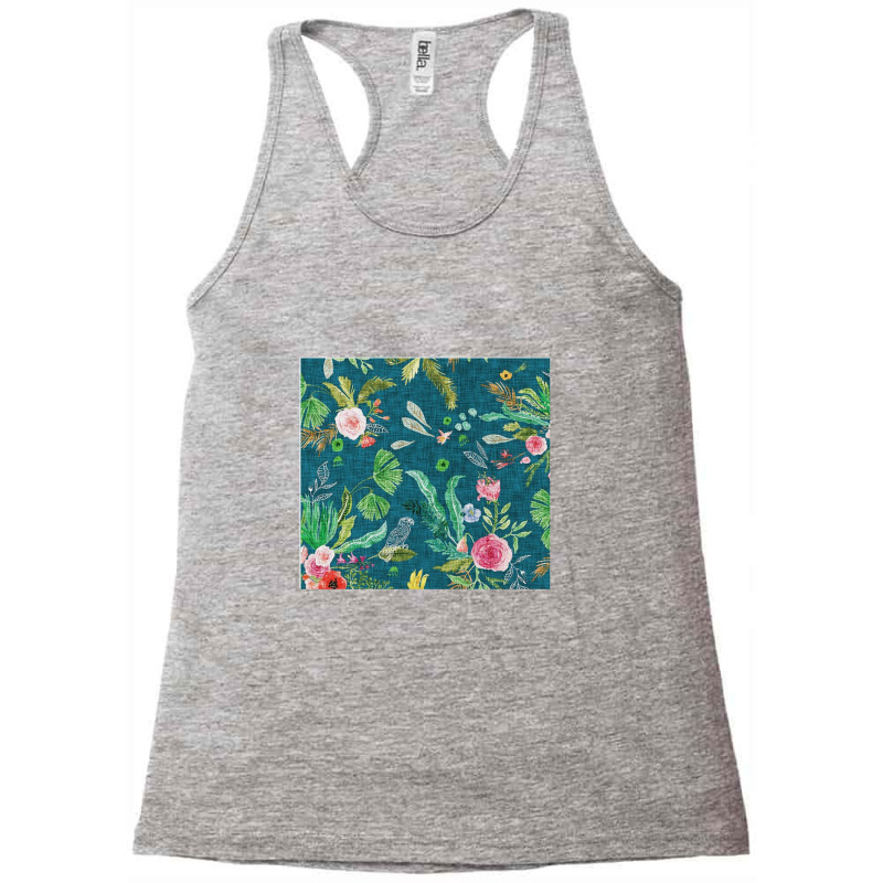 Paradisio Floral Racerback Tank by panasadem | Artistshot