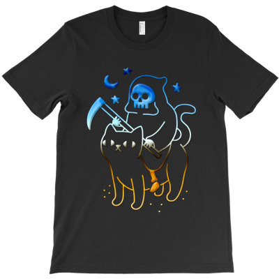 Halloween Cat T-shirt Designed By John Senna