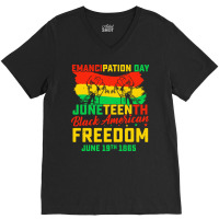 Juneteenth Women Juneteenth Shir T  Shirt Juneteenth Tshirt Women June V-neck Tee | Artistshot