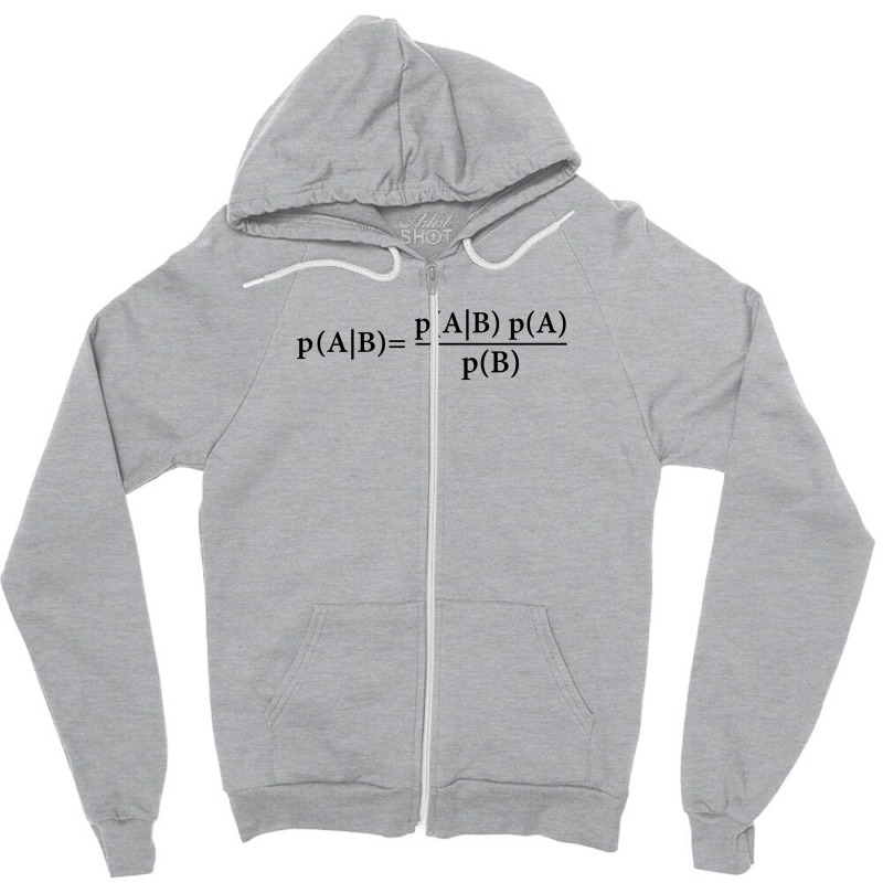 Ash Bayes Theorem Zipper Hoodie | Artistshot