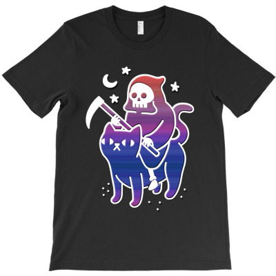 Ghost Cat T-shirt Designed By John Senna
