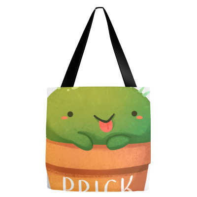 Prick Cactus Tote Bags Designed By Panasadem