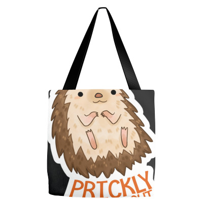 Prickly Hedgehog Tote Bags Designed By Panasadem