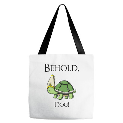 Elden Ring Behold Dog Tote Bags Designed By Unicorn Art