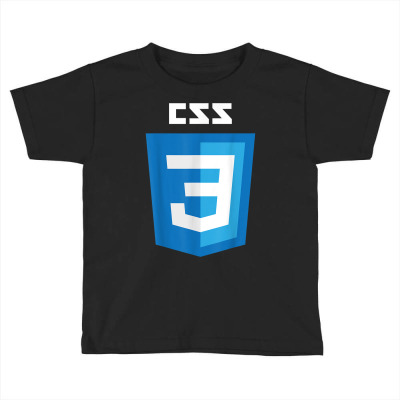 Css Logo Web Developer Nerd Geek Funny T Shirt Toddler T-shirt Designed By Mendosand