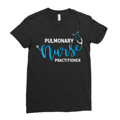 Womens Respiratory Pulmonary Nurse Practitioner V Neck T Shirt Ladies Fitted T-shirt Designed By Isabebryn