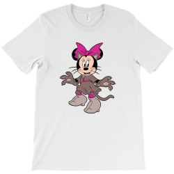 Cat Mouse Halloween T-shirt Designed By Gatotkoco