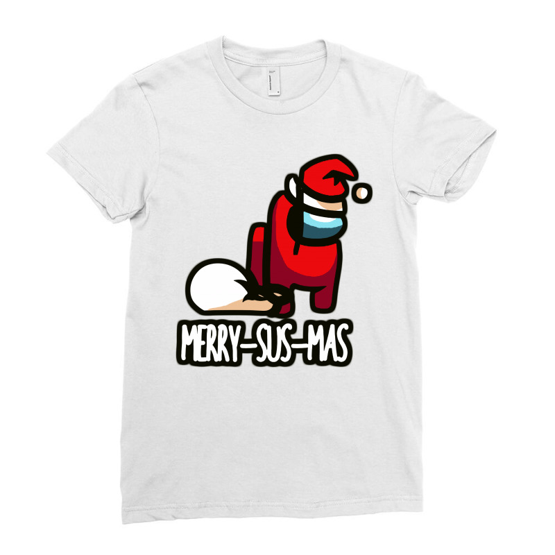 Christmas Impostor Funny Gaming Ladies Fitted T-Shirt by mirazjason | Artistshot