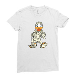 Duck Halloween Ladies Fitted T-shirt Designed By Gatotkoco