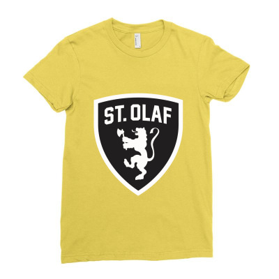 St Olaf College Ladies Fitted T-shirt Designed By Jeopardy