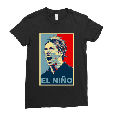 #el Nino Ladies Fitted T-shirt Designed By Deborah Kern