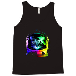 Astro Cats Tank Top Designed By Pigsippie
