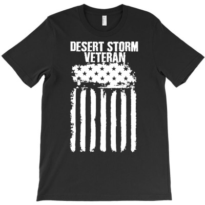 Independence Day T  Shirt Desert Storm Veteran For Patriotic Veterans T-shirt Designed By John Mckeown