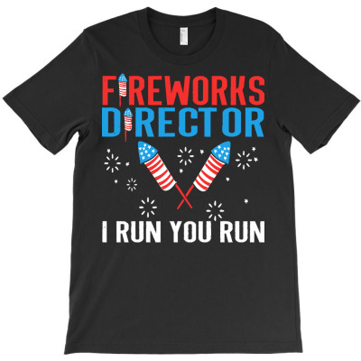 Independence Day T  Shirt Fireworks Director T-shirt Designed By John Mckeown