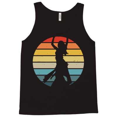 Belly Dancer T  Shirt Belly Dancer Silhouette On A Distressed Retro Su Tank Top Designed By Awalsh526