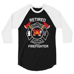 Firefighter Fellowship Retired 3/4 Sleeve Shirt | Artistshot