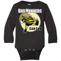 We Can Be Bad Manners Long Sleeve Baby Bodysuit | Artistshot